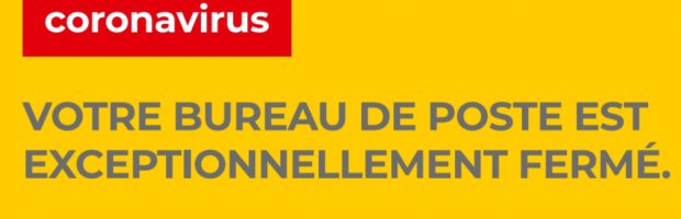 Coronavirus : bureau de poste fermé, rdv à Pont-à-Mousson