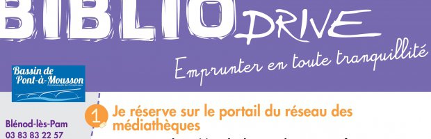 Biblio drive : nouveau fonctionnement de la médiathèque communautaire
