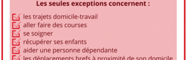 Coronavirus : un seul mot d'ordre -> Restez chez vous!