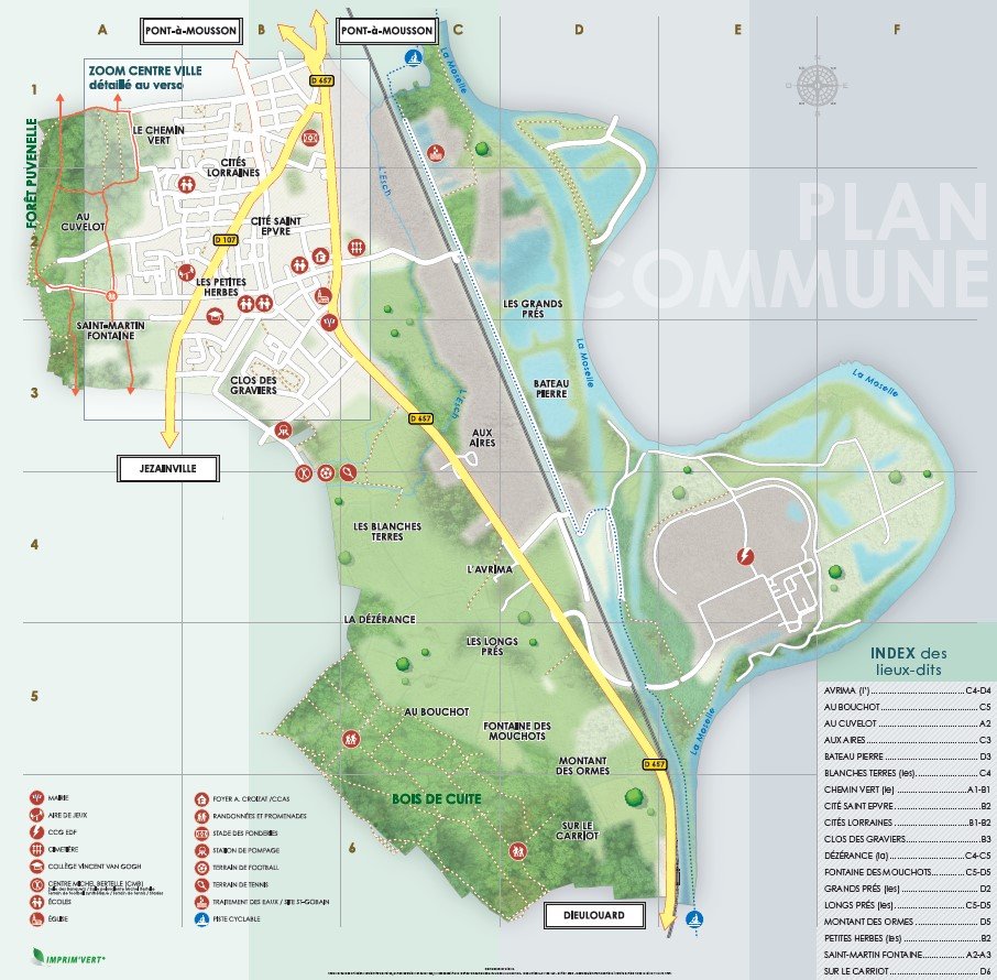 Plan élargi de Blénod