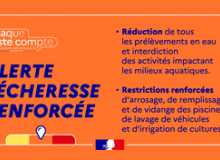 Alerte préfectorale : sécheresse renforcée !