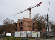 Un nouvel immeuble de 48 logements se construit sur l'emplacement de l'ex-Aldi