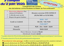 Déchetteries communautaires : nouveaux horaires
