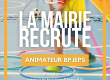 La mairie recrute un(e) stagiaire BPJEPS !