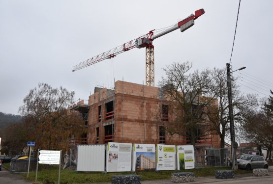 Un nouvel immeuble de 48 logements se construit sur l'emplacement de l'ex-Aldi