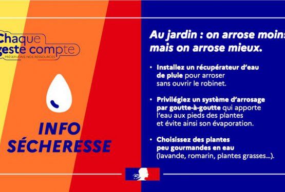 Alerte préfectorale : sécheresse renforcée !