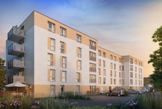 Un nouvel immeuble de 48 logements se construit sur l'emplacement de l'ex-Aldi