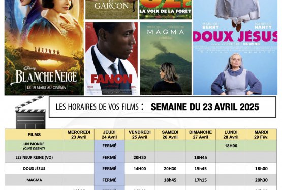 À l'affiche de Ciné-Vilar