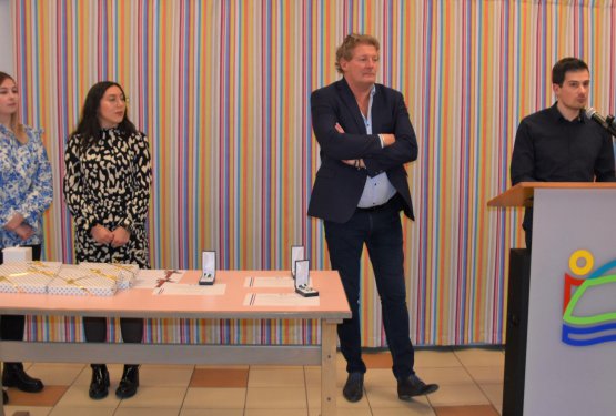 Voeux du personnel :  3 médaillés et 4 retraités