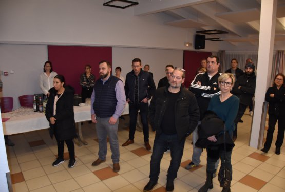 Voeux du personnel :  3 médaillés et 4 retraités