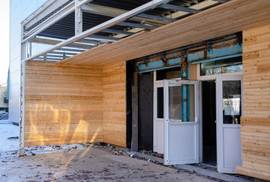 Salle du 8 mai des nouvelles du chantier