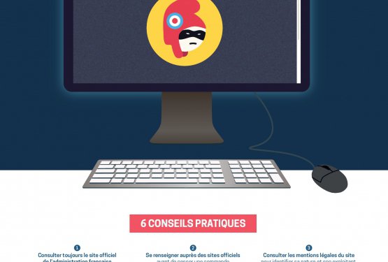 Attention aux faux sites administratifs et aux arnaques en ligne !