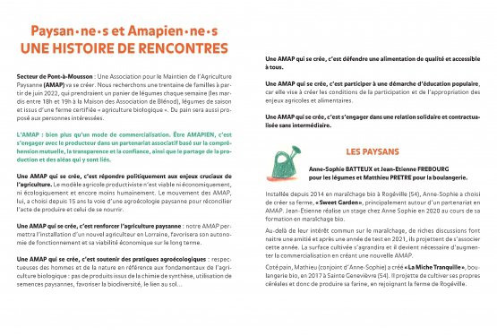 AMAP'apotage : des produits bio, de saison, locaux et en circuits courts