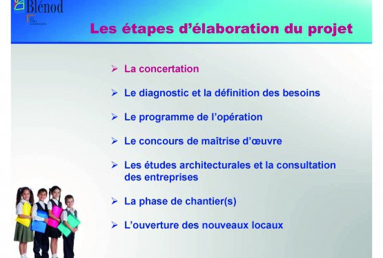 Futur groupe scolaire : la restitution