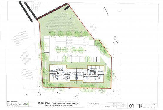 Un nouvel immeuble de 48 logements se construit sur l'emplacement de l'ex-Aldi