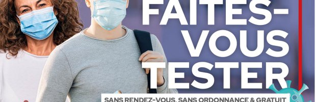 Covid-19 : campagne de dépistage menée par l'ARS
