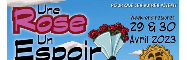Une rose un espoir fête cette année ses 25 ans !
