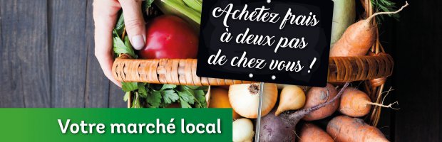 Marché municipal hebdomadaire aux Longues Rayes