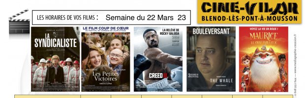 A l'affiche de Ciné-Vilar