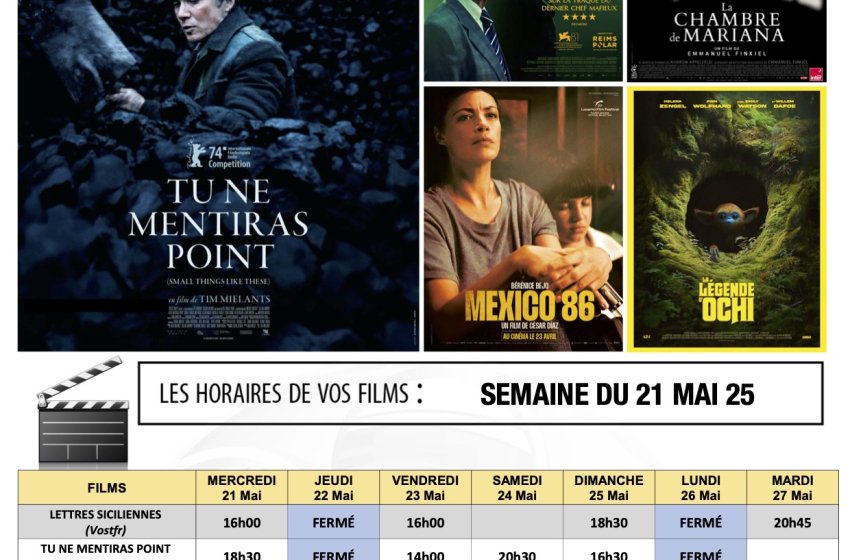 À l'affiche de Ciné-Vilar