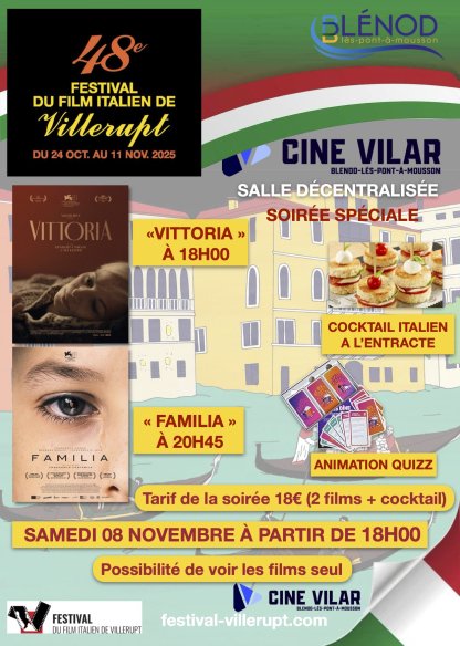 Décentralisation du festival du film italien de Villerupt