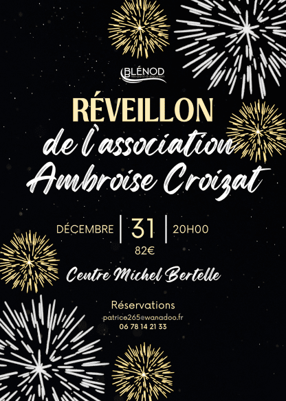 Réveillon de l'association Ambroise-Croizat