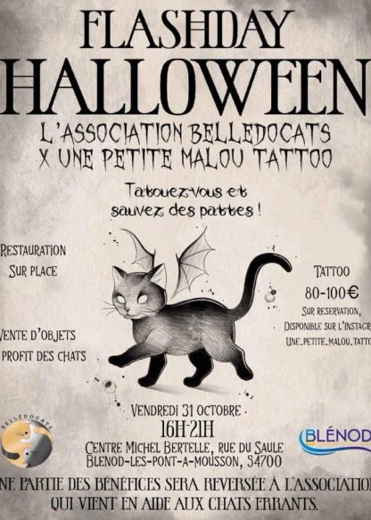 Flash Day Halloween x Bellédocats