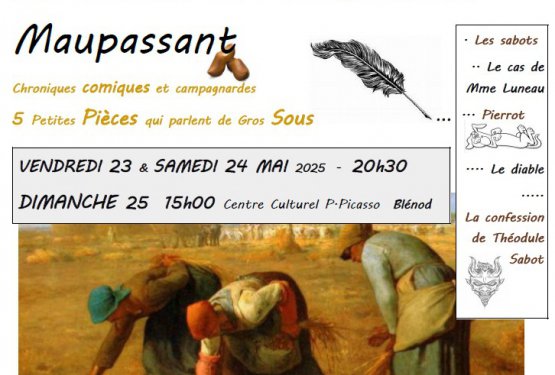 Maupassant - 5 petites pièces qui parlent de gros sous